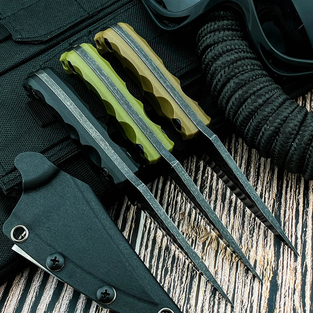 8Cr13MoV Fixed Blade Multifunctional Outdoor Knife