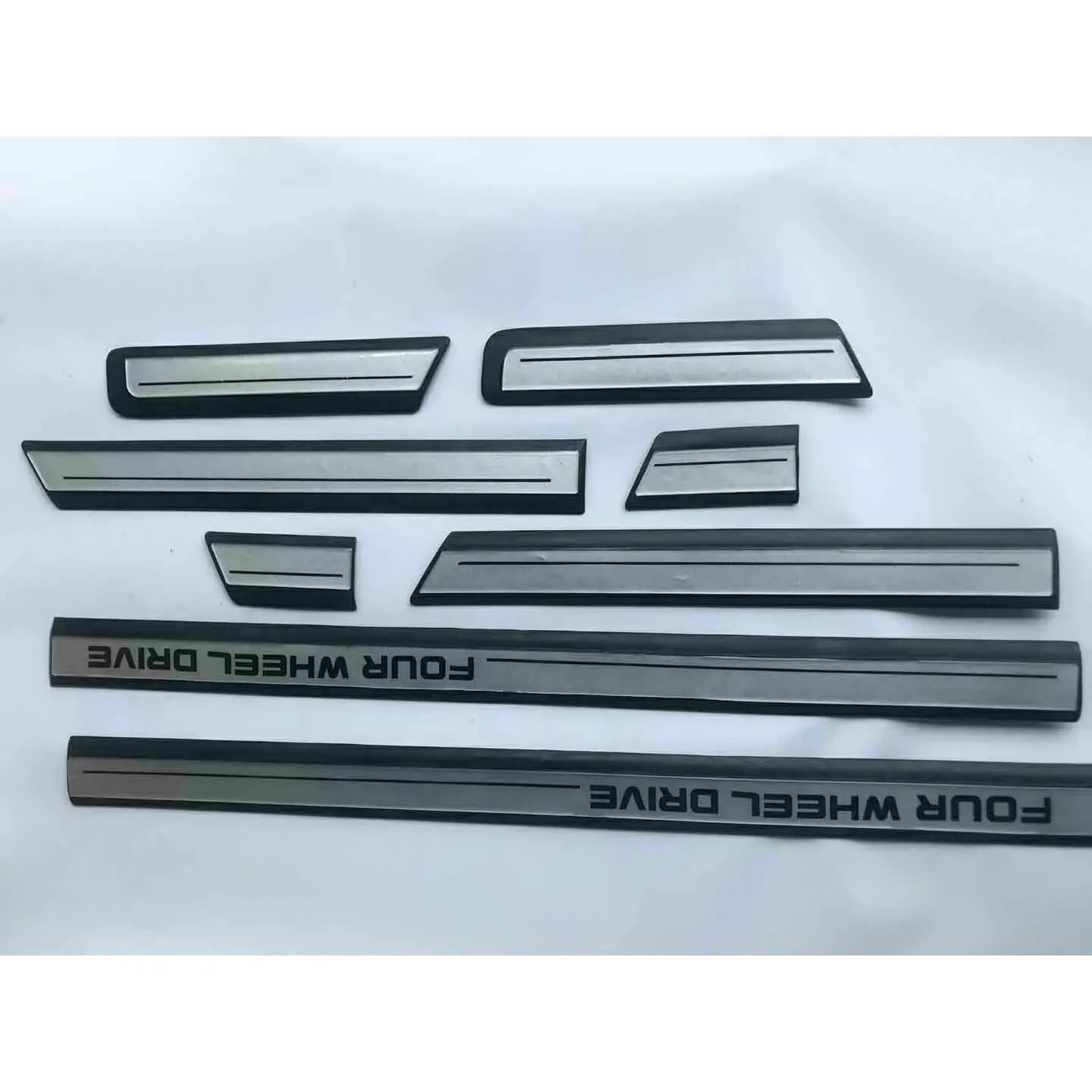 8Pc 4x4 Wheel Drive Side Door Molding Trim For Toyota Land Cruiser FJ80