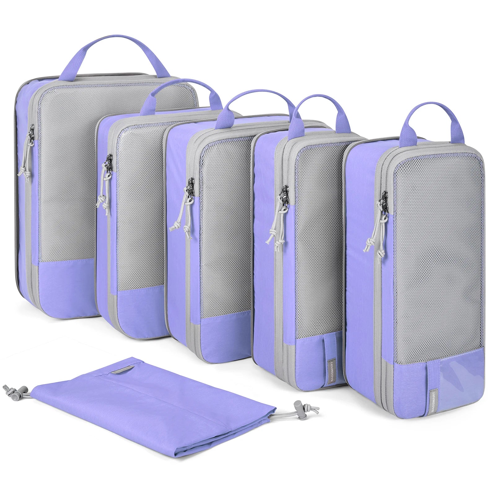 Bagsmart Compression Packing Cubes Travel Luggage Organizer