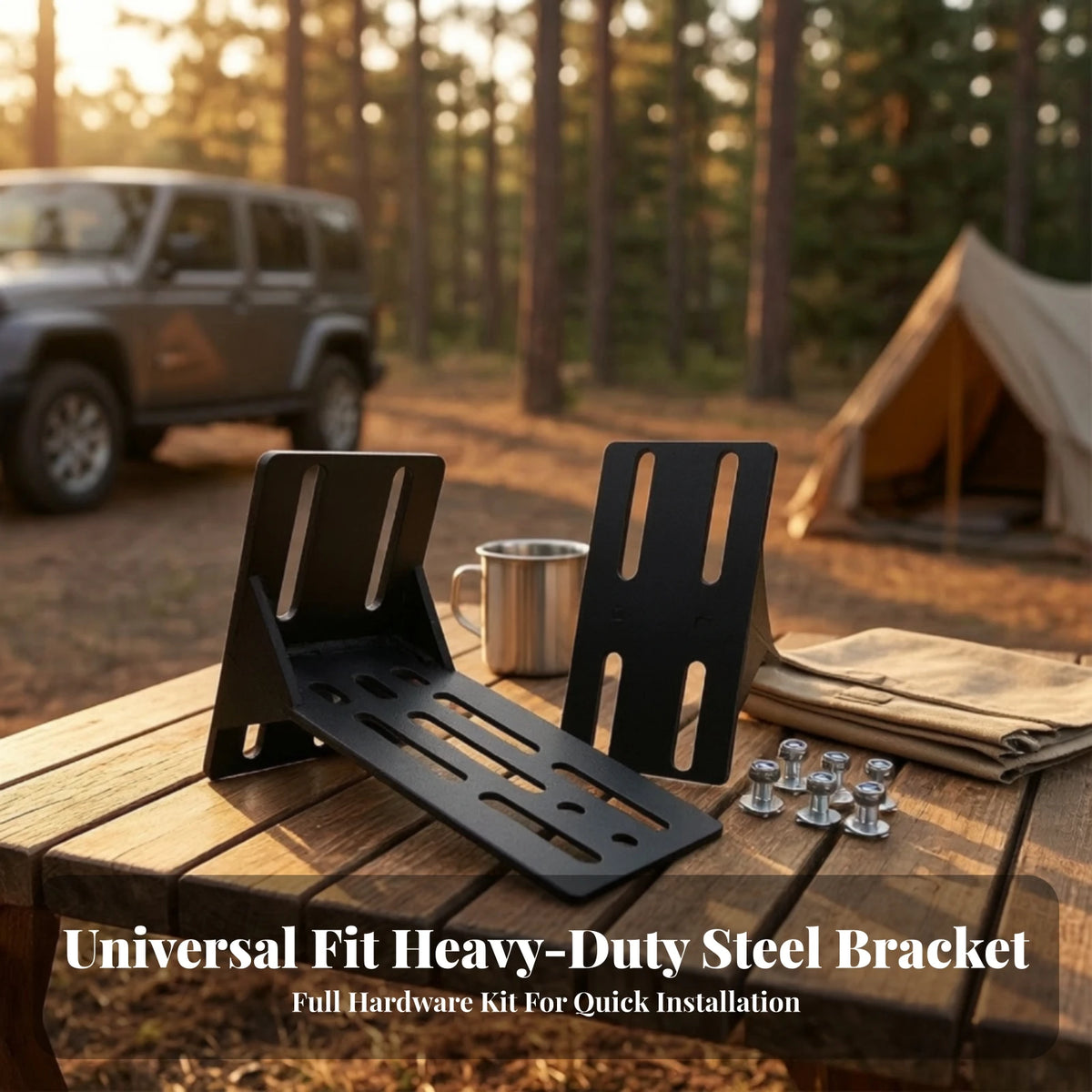 Heavy Duty Adjustable Roof Rack Awning Brackets