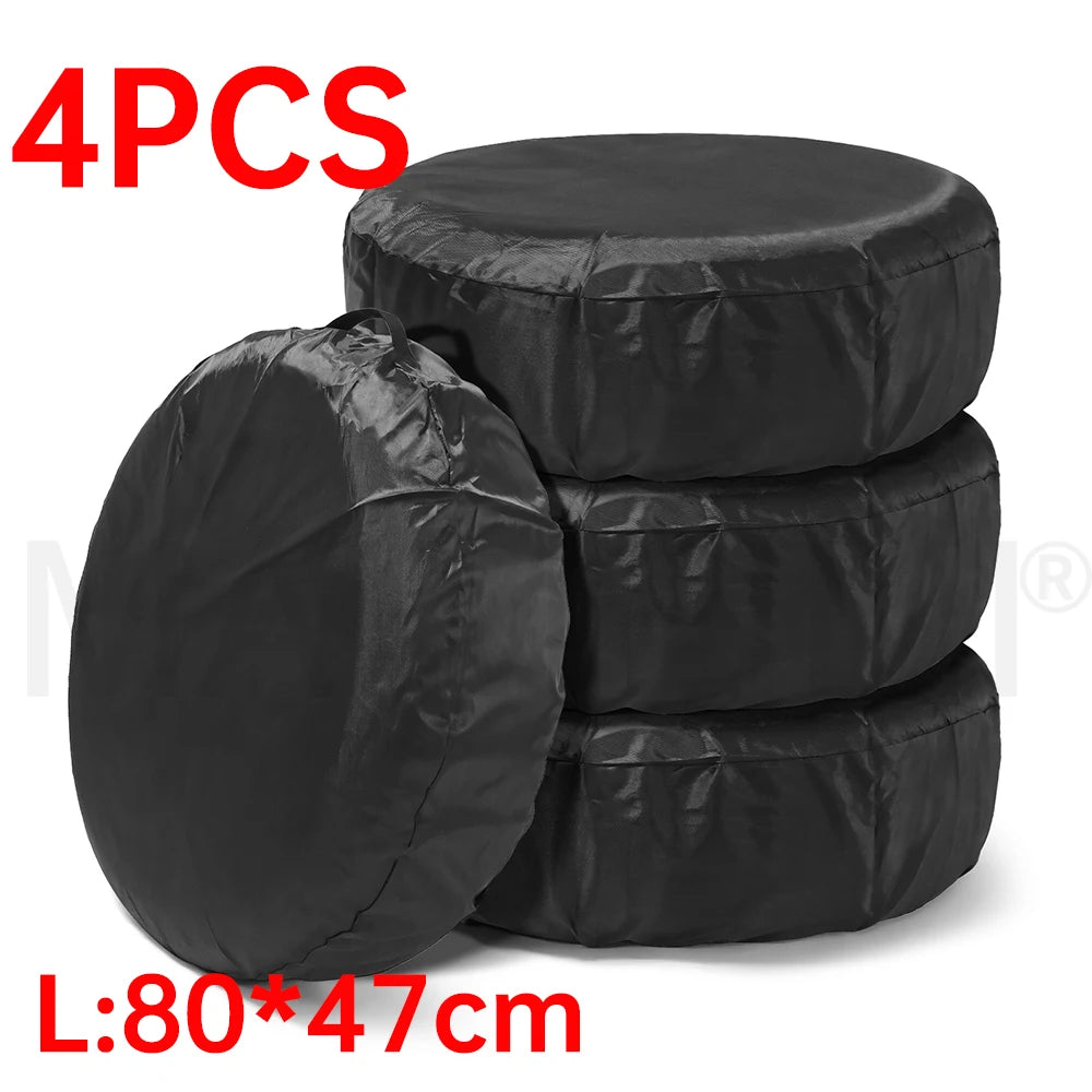 Spare Tire Cover Weatherproof Dustproof 13 20 Inch Polyester 4x4