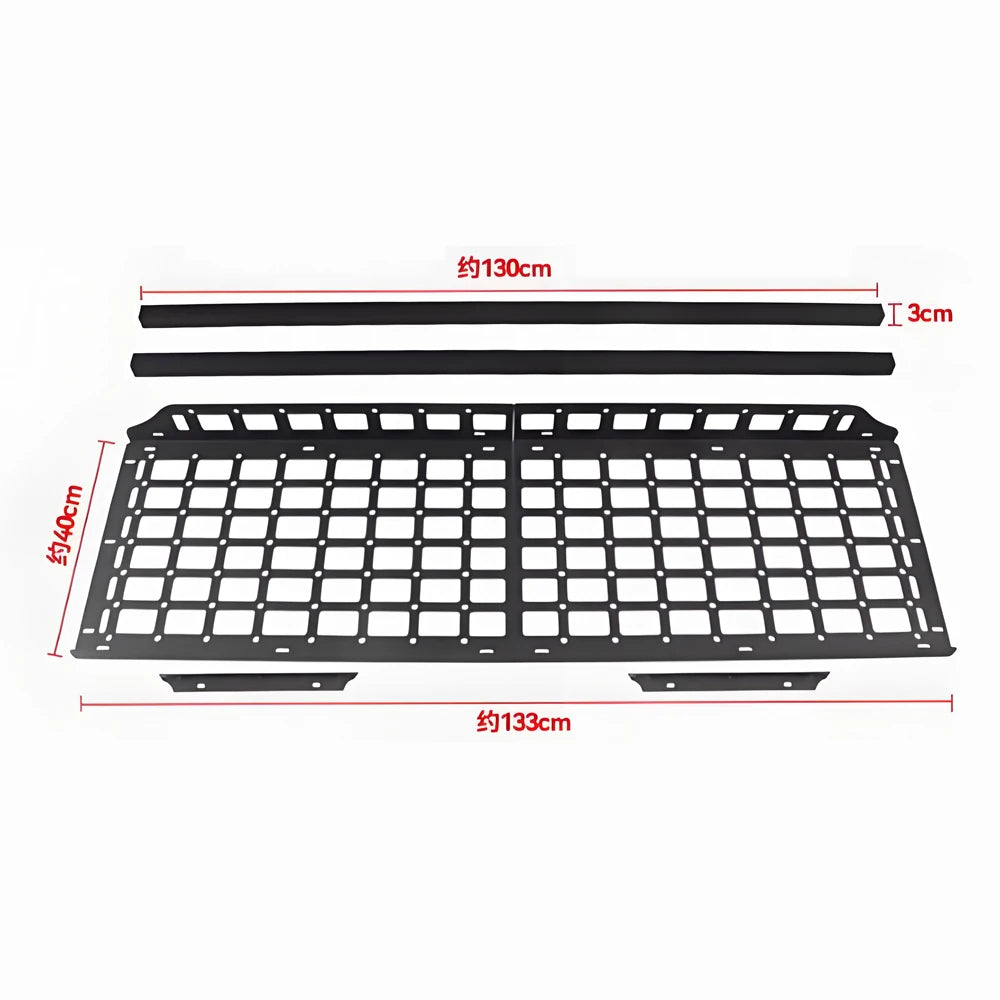 HeavyDuty Aluminum Modular Molle TrunkStorage Pajero