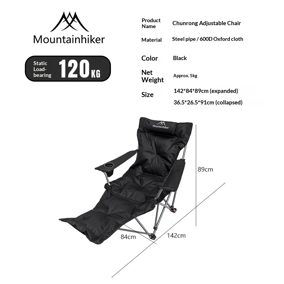Mountainhiker Lightweight Folding Camping Chair Deluxe
