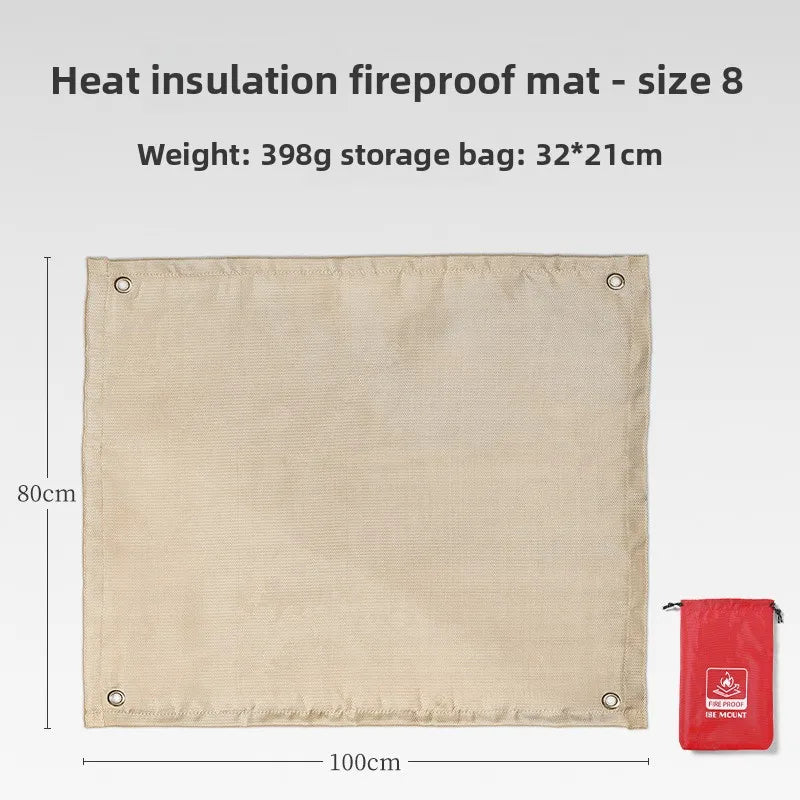 Compact Fireproof Camping Insulation Blanket