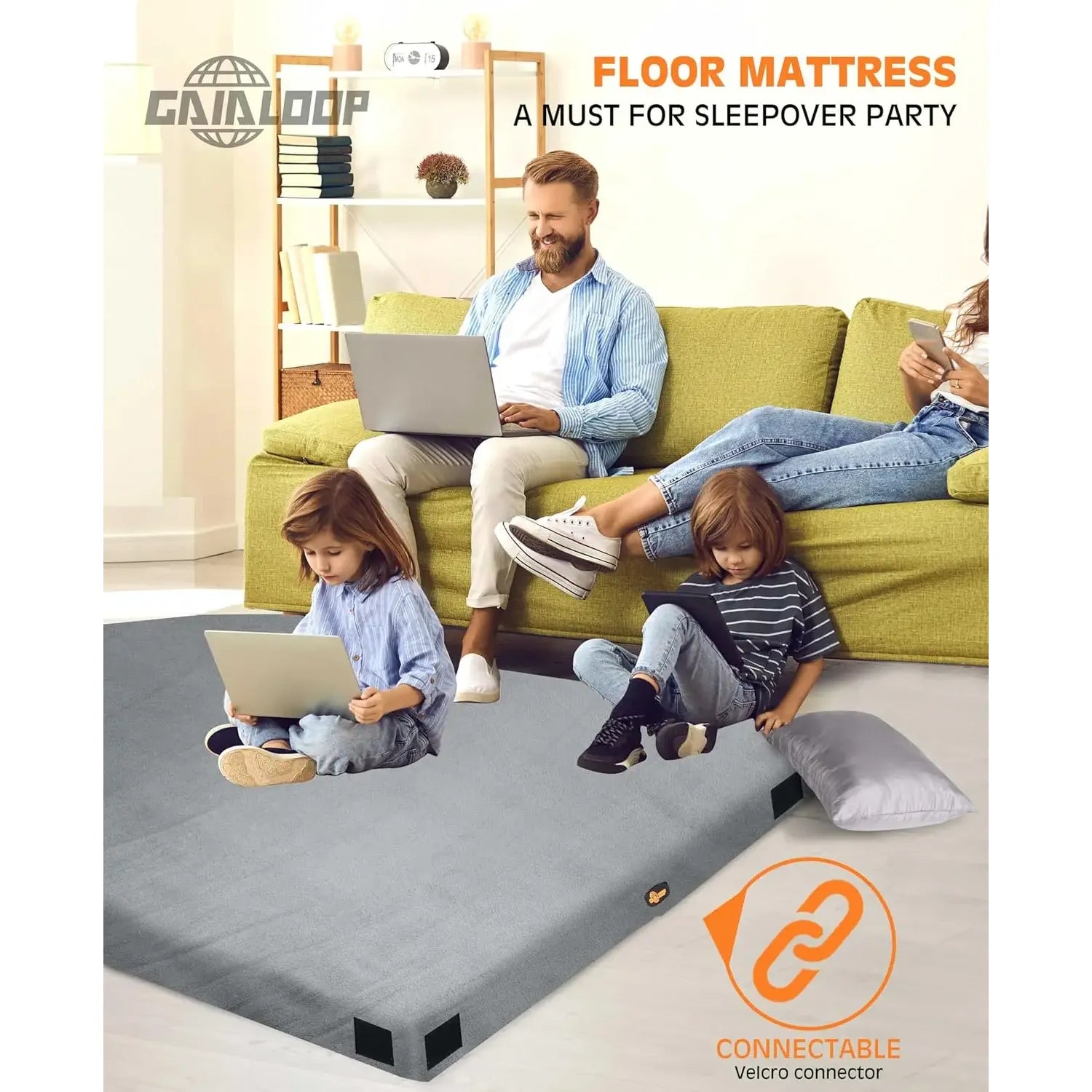 FourInch Thick Camping Mattress WaterproofAllSeason