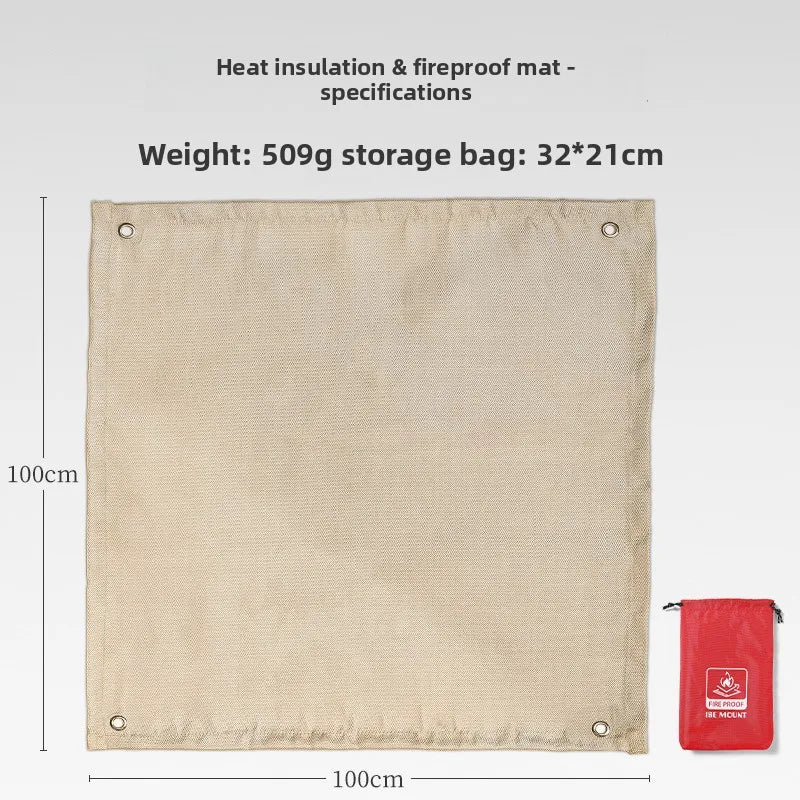 Compact Fireproof Camping Insulation Blanket