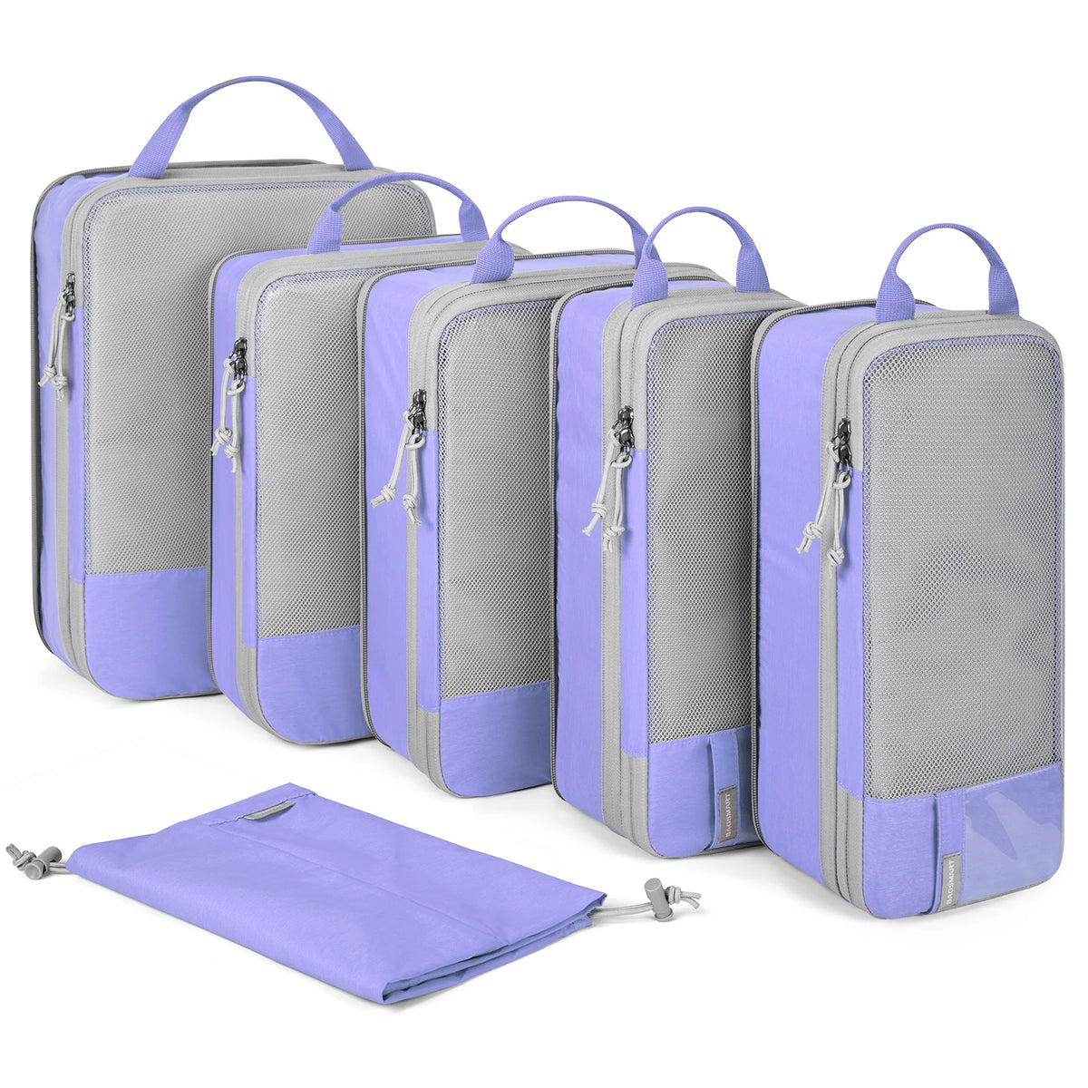 Bagsmart Compression Packing Cubes Travel Luggage Organizer