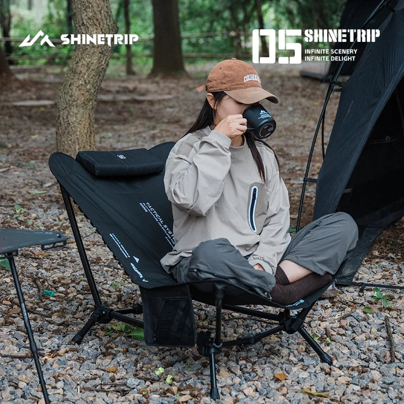 ShineTrip Lightweight Aluminum Alloy Foldable Outdoor Reclining Chair
