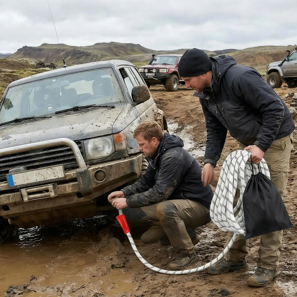 IndustrialGrade Reinforced Towing Rope For OffroadAdventures