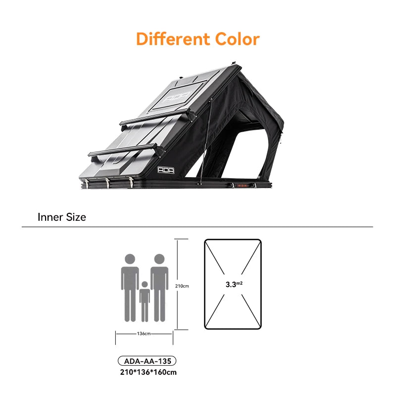 Overland Aluminium Weatherproof Expedition Rooftop Tent