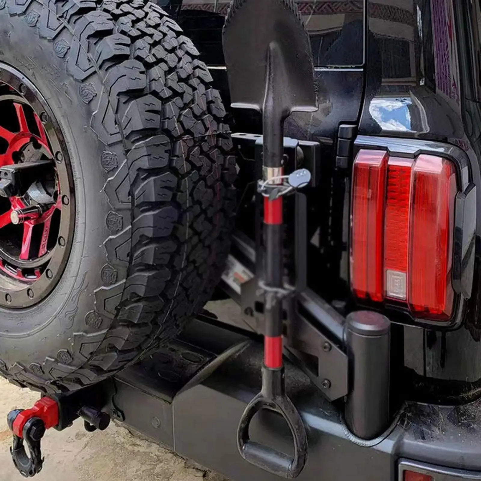 Stainless Steel Shovel Rack Mount For Pickup UTV