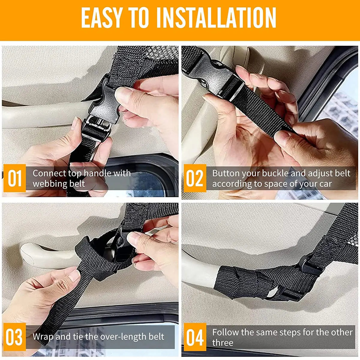 Car Ceiling Cargo Net UltraMultipurpose Load Capacity