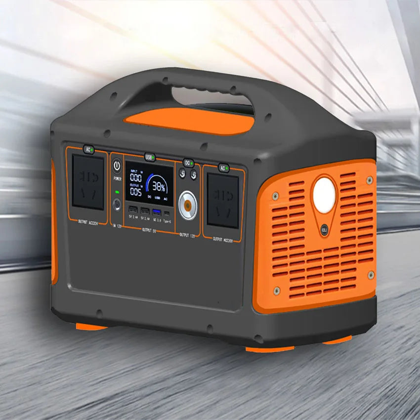600W Portable LiFePO4 EnergyStorage AllInOne PowerStation