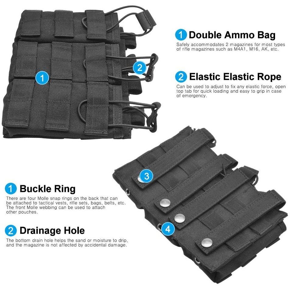Rachsa MOLLE Triple Magazine Carrier