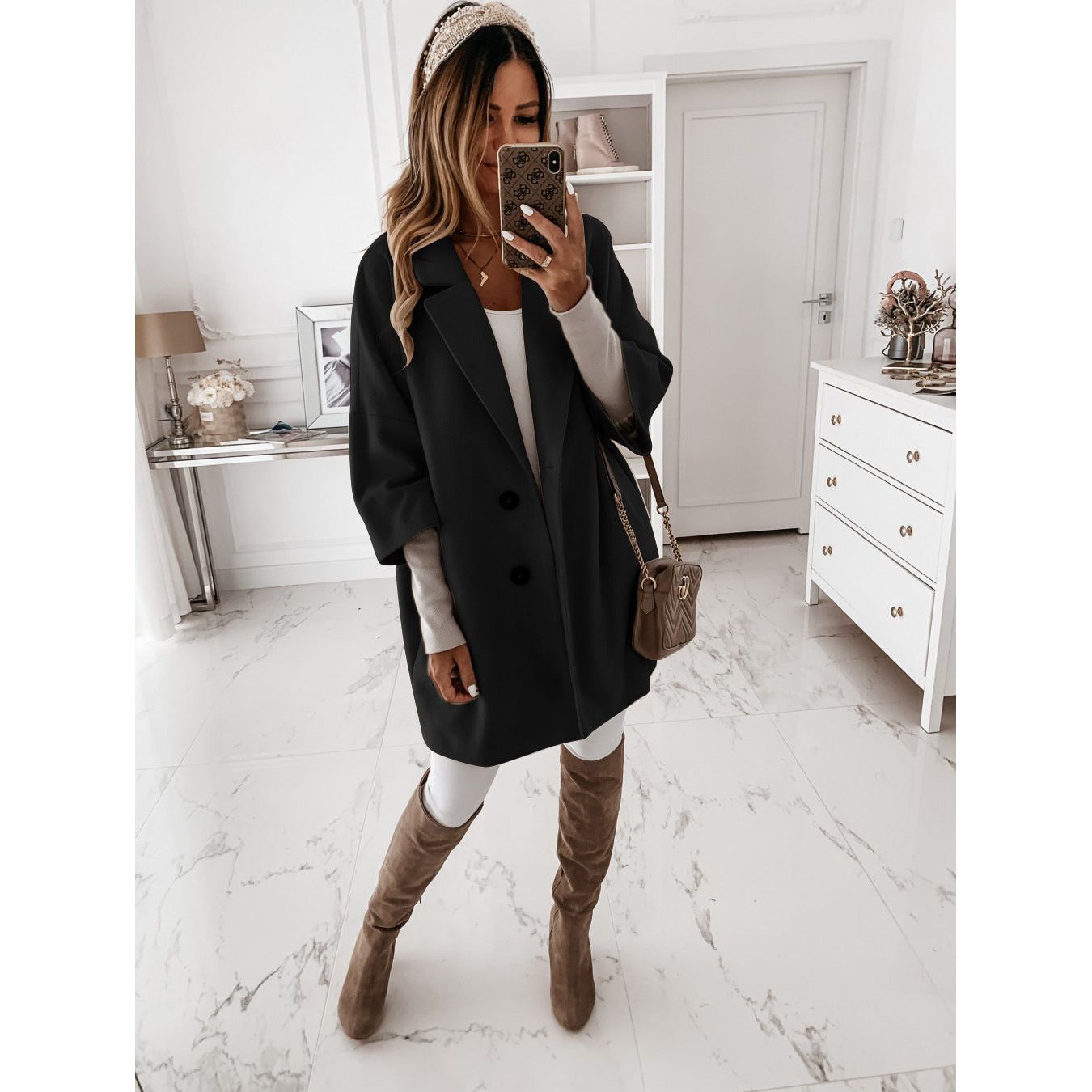 Chic Wool Blend Overcoat