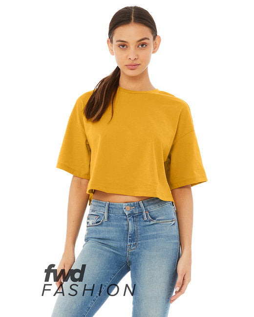 Chic & Comfy: Bella + Canvas Ladies' Cropped Jersey Tee