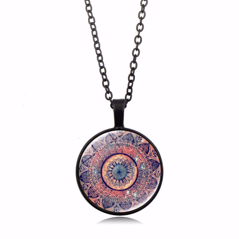 Enchanting Mandala Floral Necklace