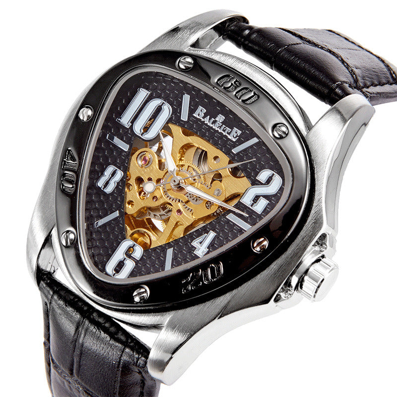 European And American Style Triangle Mechanical Watch