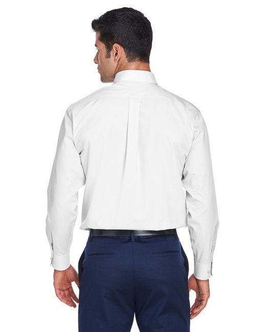 Men's Solid Broadcloth Dress Shirt