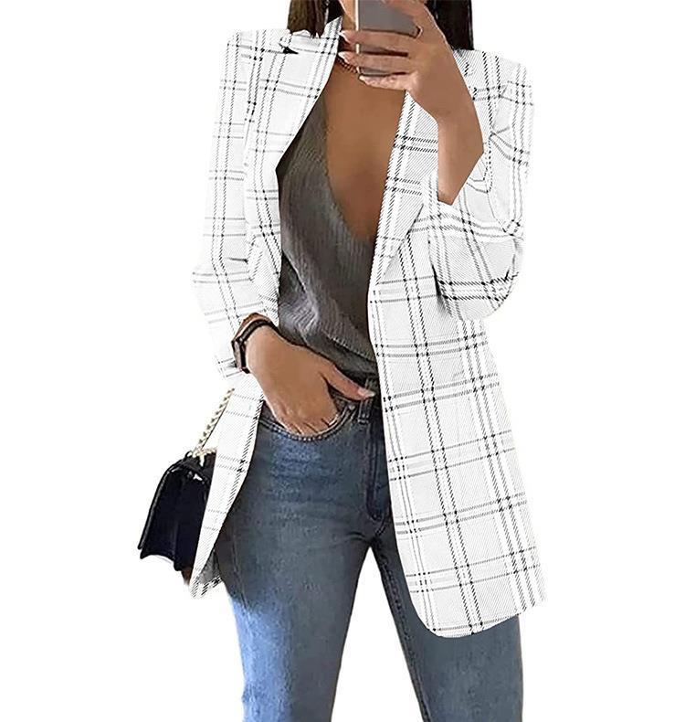 Chic Slim Fit Cardigan Blazer