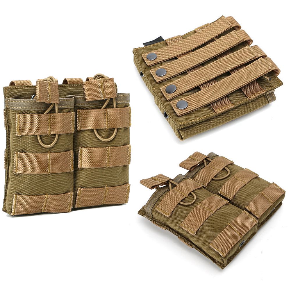 Triple Open Top MOLLE Magazine Pouch for Tactical Gear