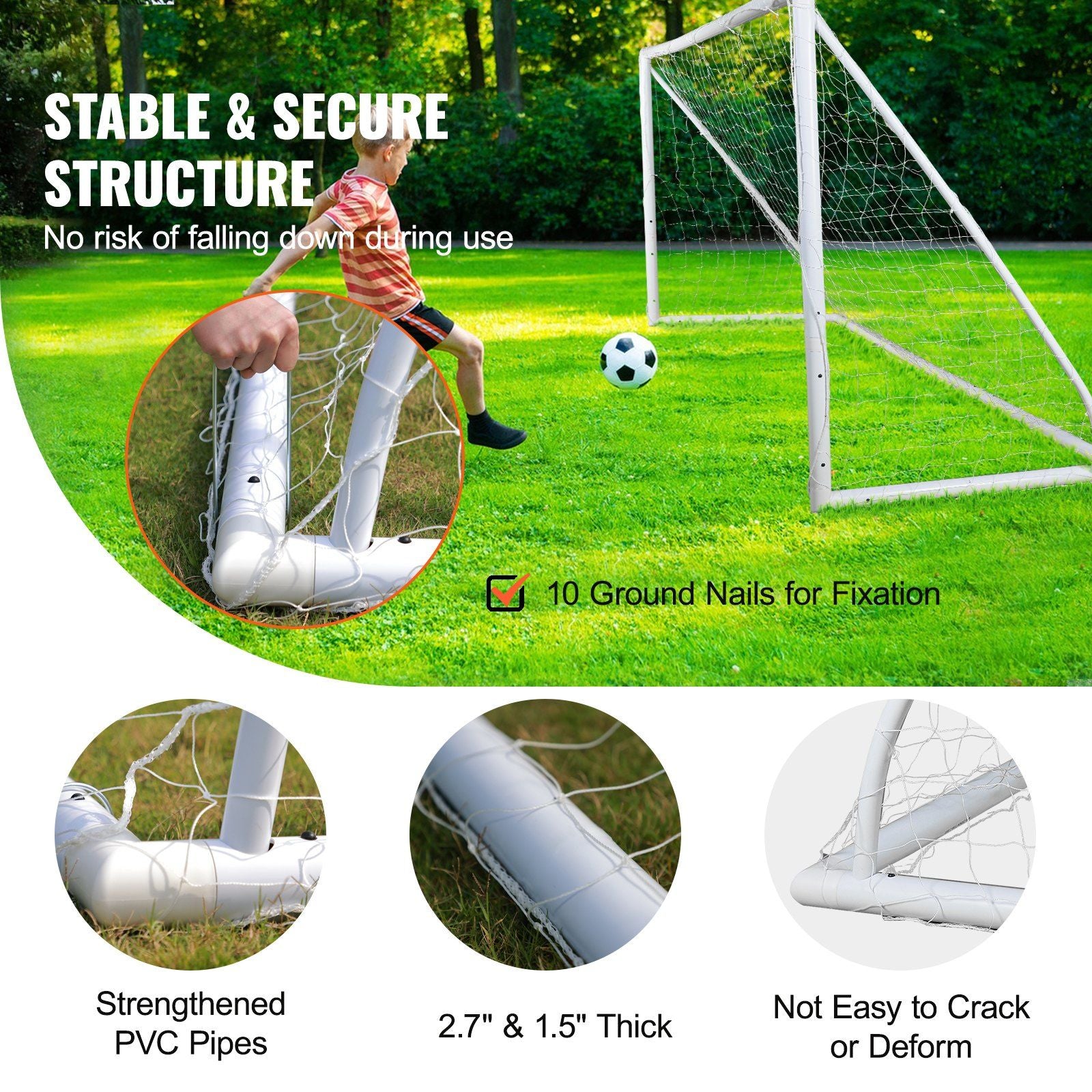 Compact Soccer Goal Set
