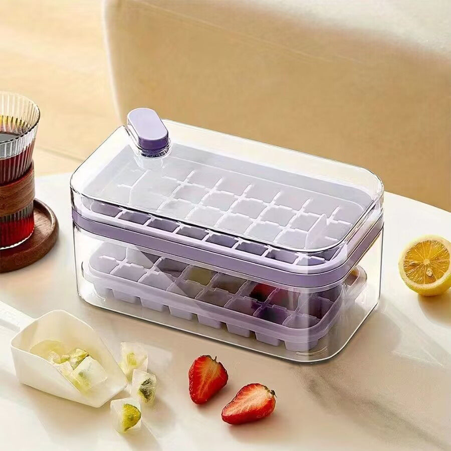 Innovative One-Button Ice Cube Maker