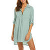 Chic Deep V Neck Beach Blouse
