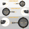 Versatile Cast Iron Cookware Set