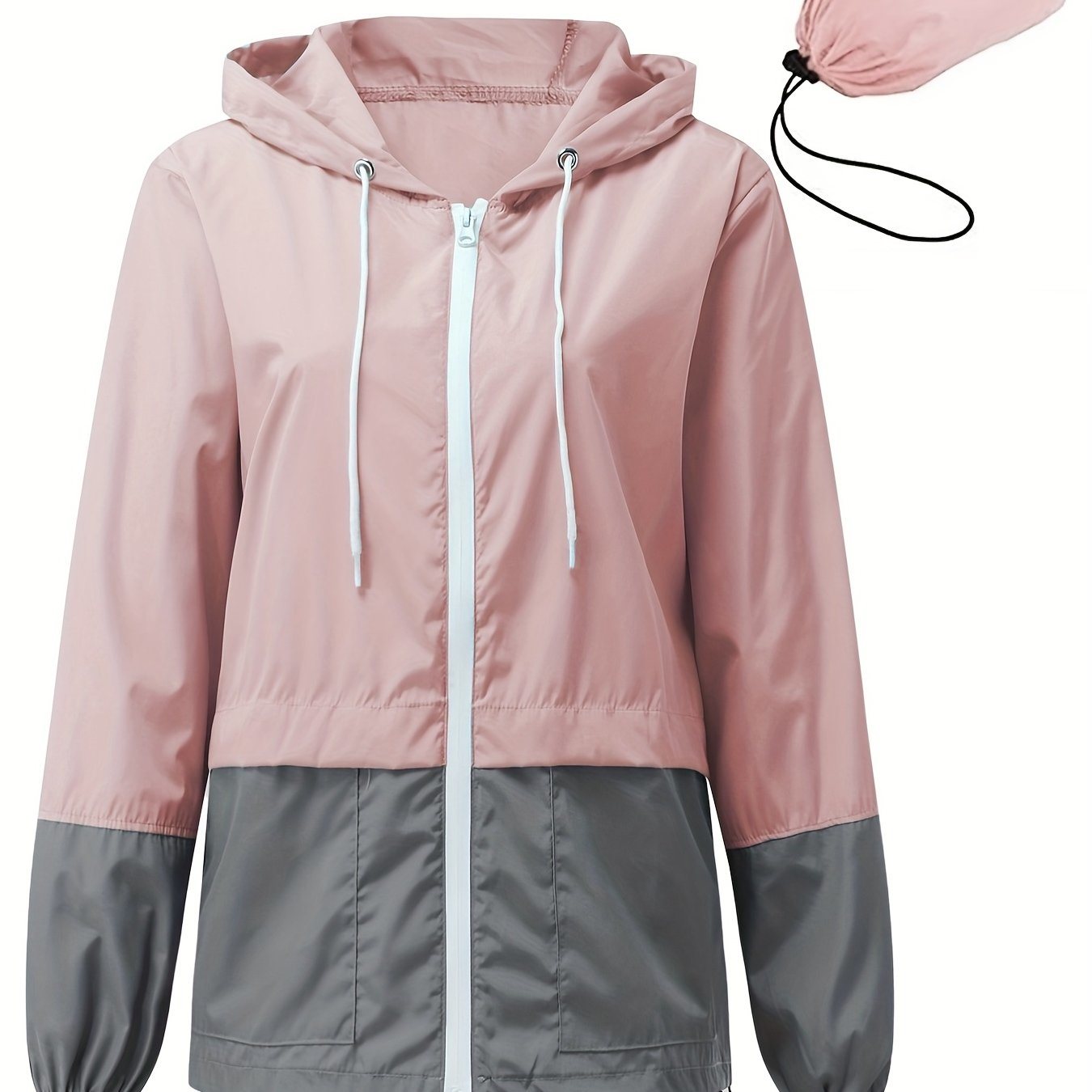 Stylish Women's Waterproof Rain Jacket for Outdoor Adventures