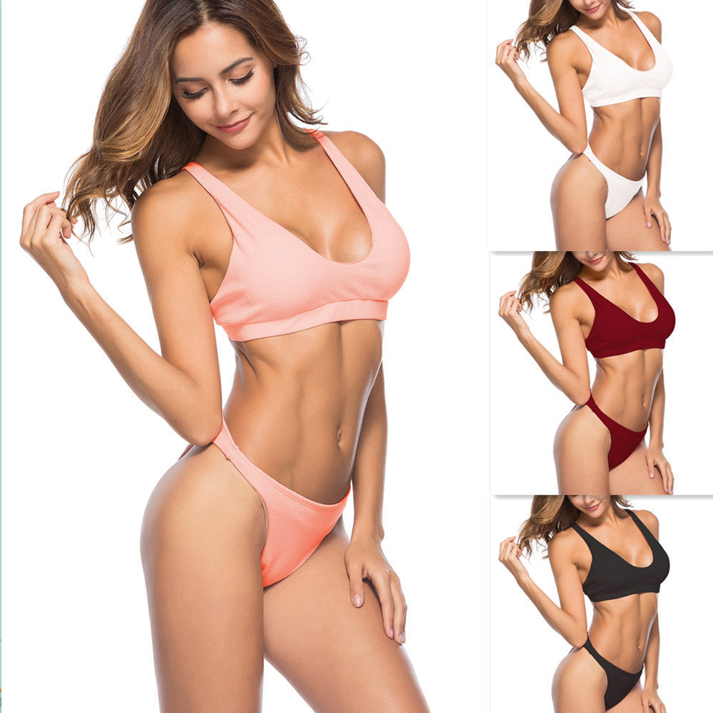 Chic Two-Piece Swimsuit Set