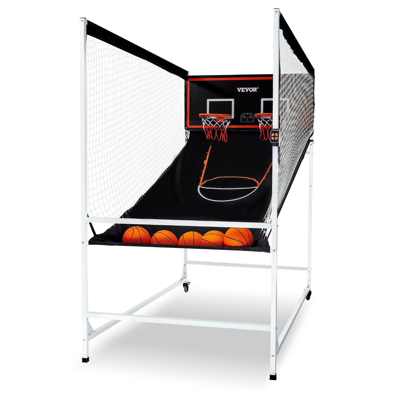 VEVOR 2-Player Indoor Basketball Arcade Game with 8 Game Modes and Accessories