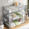 Space-Saving Metal Triple Twin Bunk Bed