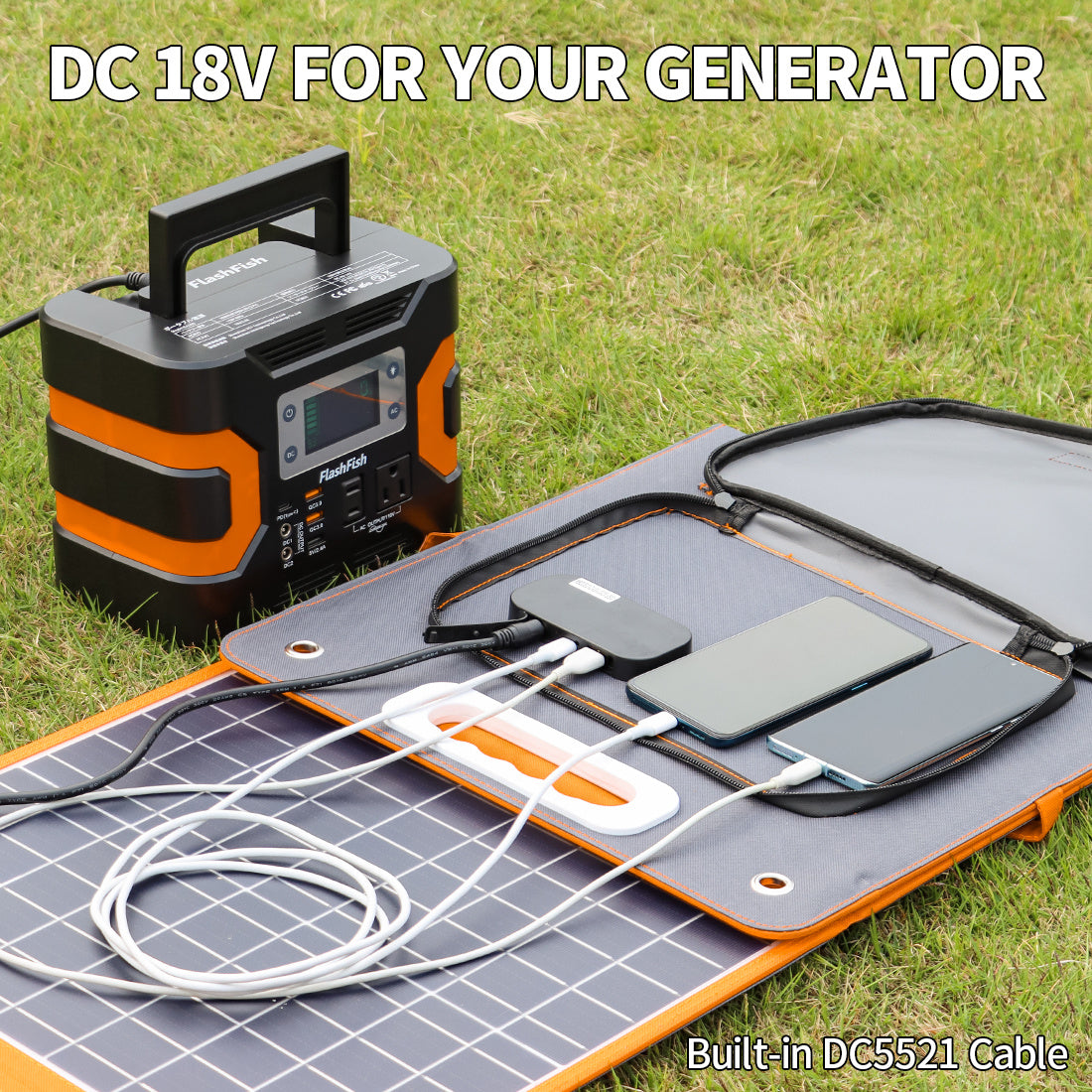 100W 18V Portable Solar Panel