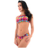 Lattice Strap Chic Split Swimsuit