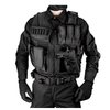 Men's Tactical Vest with Removable Belt and Versatile Holster for Pistol