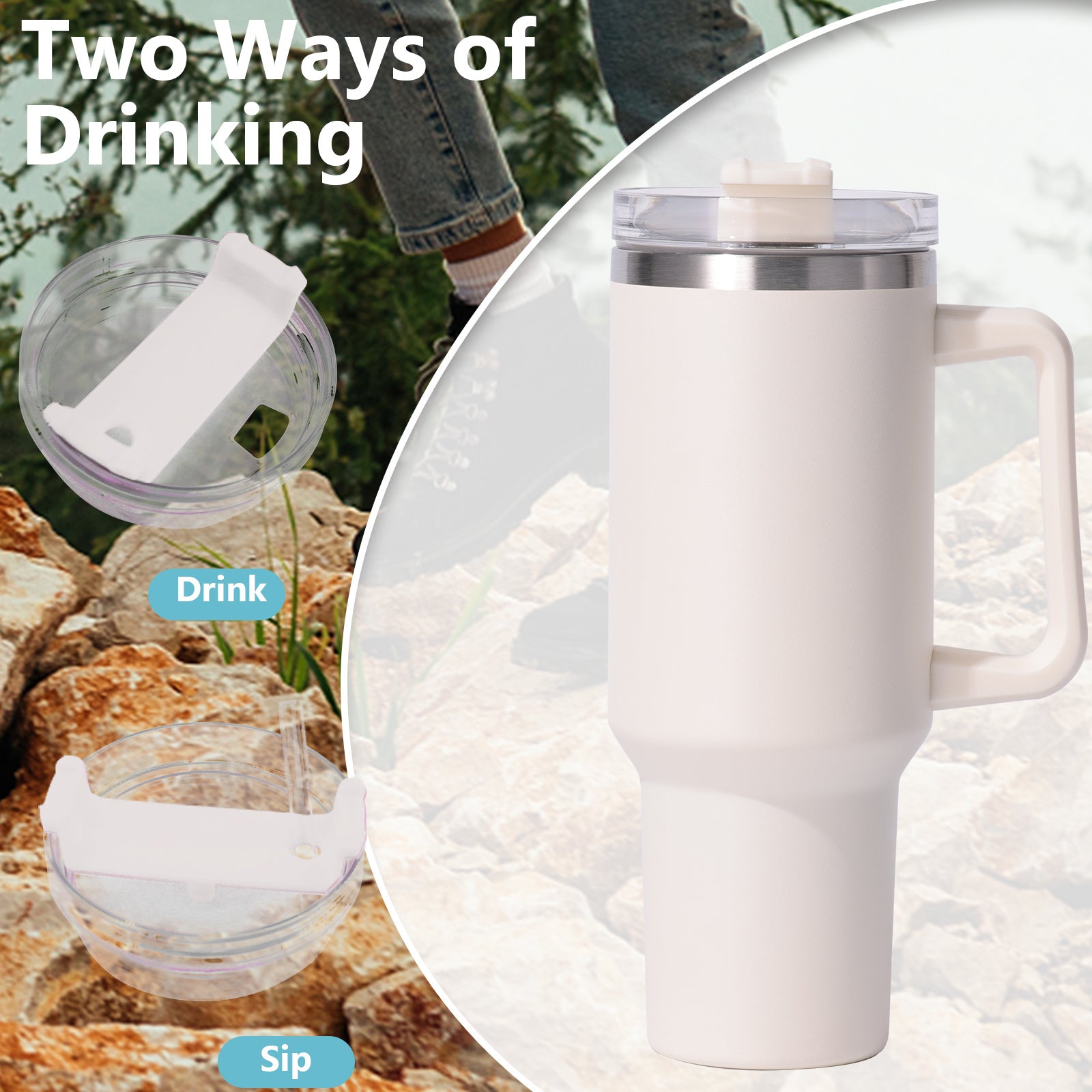 Giant 40oz Insulated Beverage Tumbler