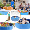 Portable Foldable PVC Pet Pool - Summer Fun Bathing Tub for Dogs and Kids