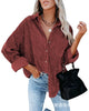 Women's Cozy Corduroy Button-Up Shirt for Fall/Winter