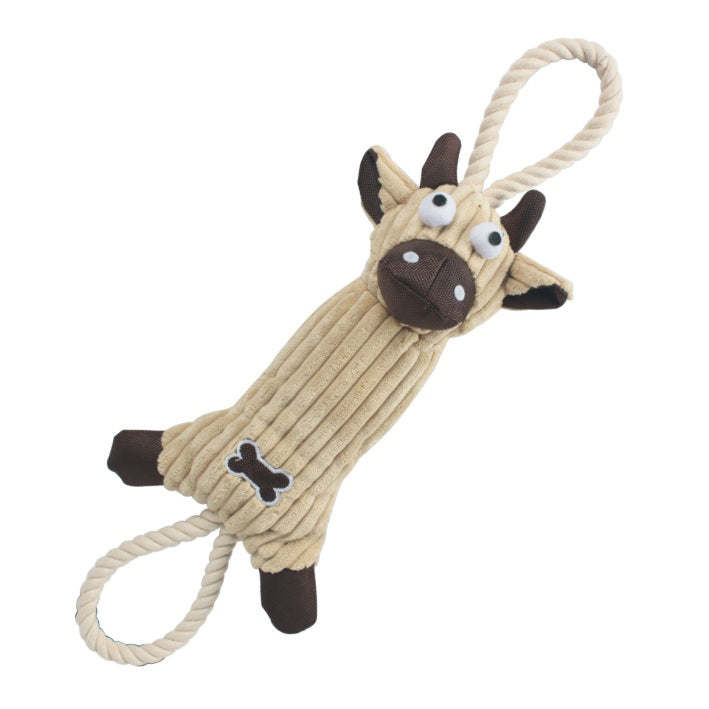 Jute And Rope Plush Cow