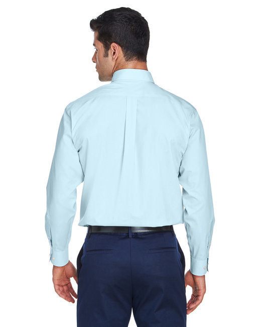 Men's Solid Broadcloth Dress Shirt