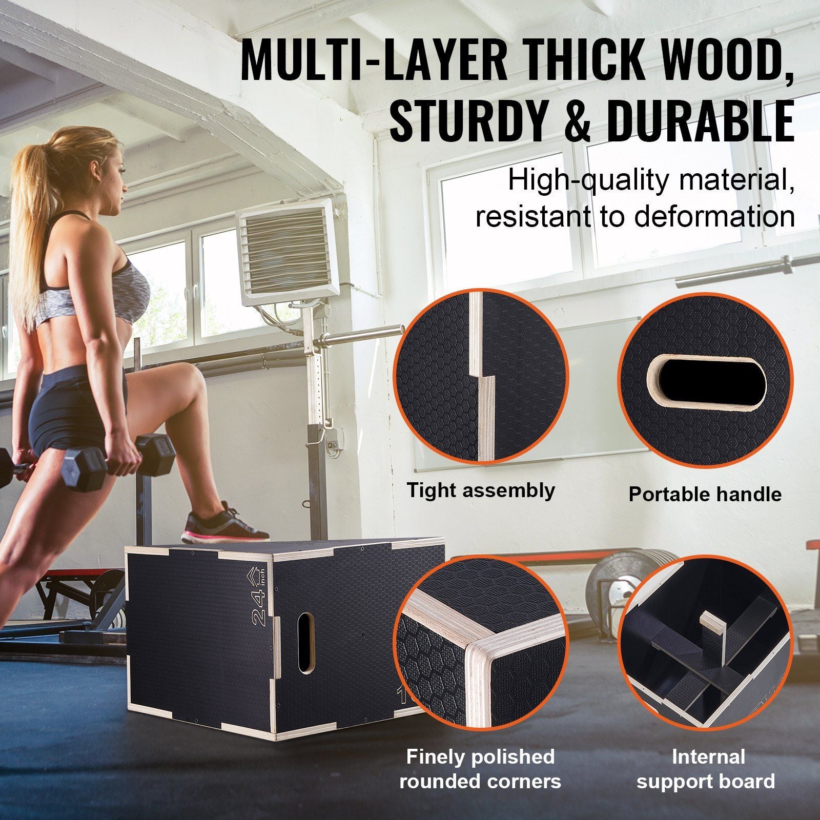 Adjustable Plyometric Training Box