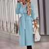 Elegant Woolen Cardigan Coat for the Modern Woman