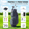 Golf Cart Bag - Black & Green