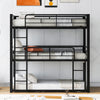 Space-Saving Metal Triple Twin Bunk Bed