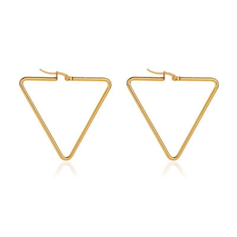 Triangle Hoop Women Earrings