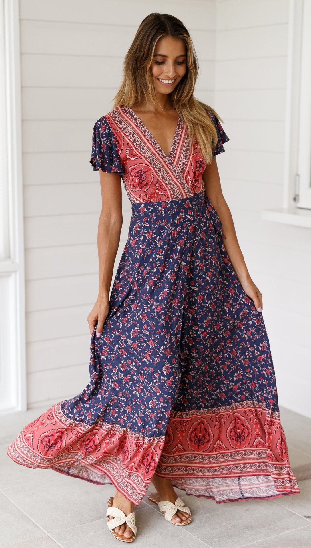 Chic Summer Waistline Dress