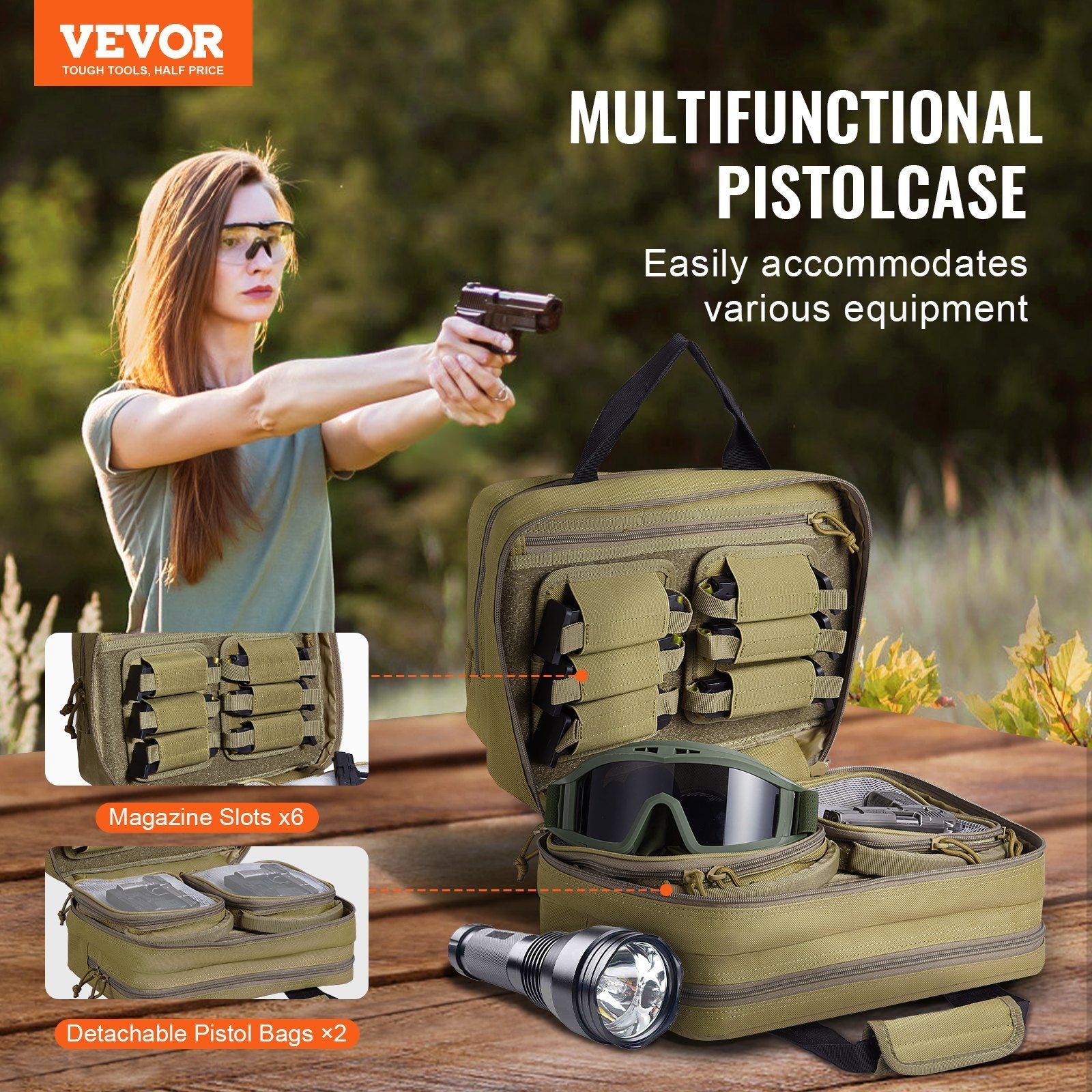 Range Bag for 2 Pistols