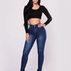 Elevated High-Rise Skinny Jeans