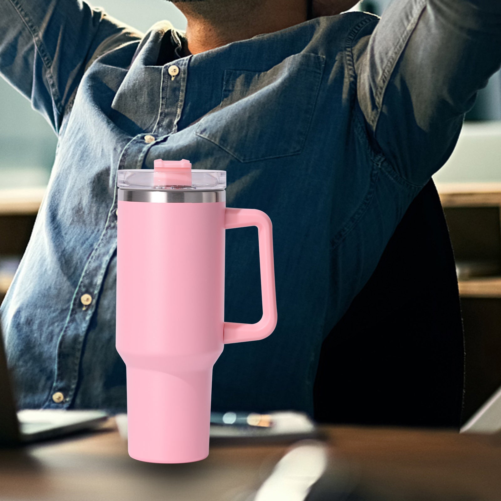 Giant 40oz Insulated Beverage Tumbler